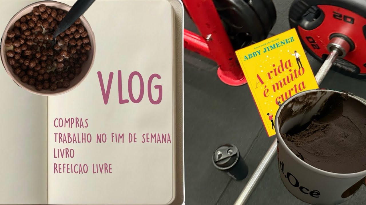 Vlog de dieta, compras, livros, doces, e papos de garota 