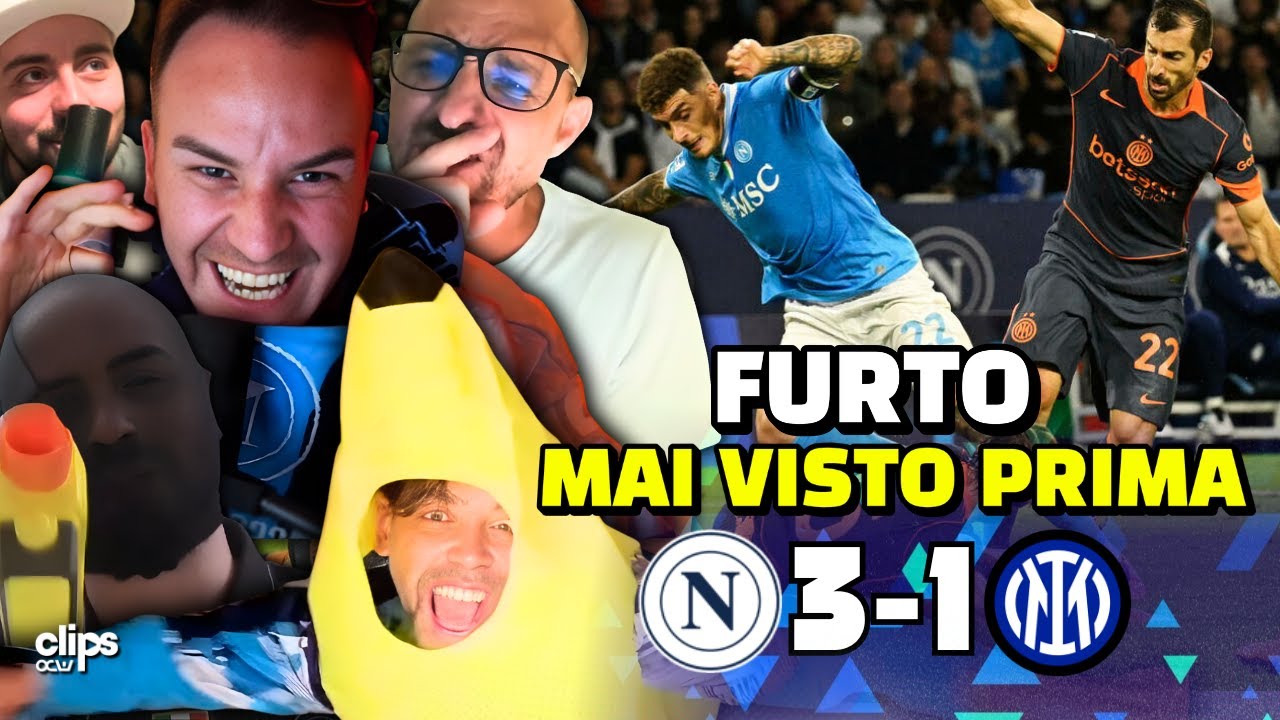 NAPOLI - INTER 3-1| ASSURDO QUELLO CHE è SUCCESSO! RIGORI INESISTENTI! CONTE VS LAUTARO! E GILMOUR?!