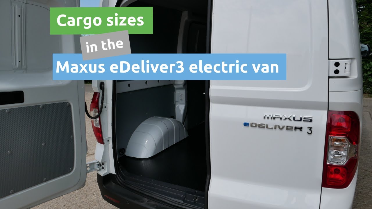 Cargo area in the new Maxus eDeliver3 electric van