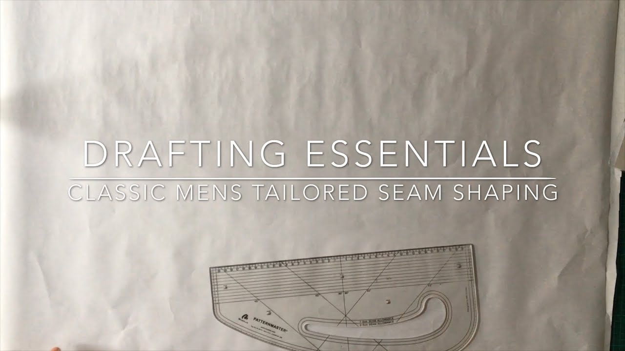 PATTERN DRAFTING: CLASSIC MENS TAILORED JACKET SEAMS