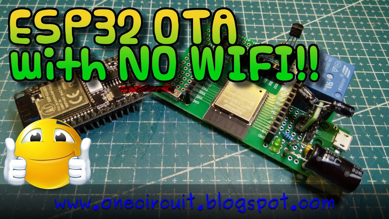 ESP32 запрограммирован OTA - никаких проводов, никакого WiFi!!