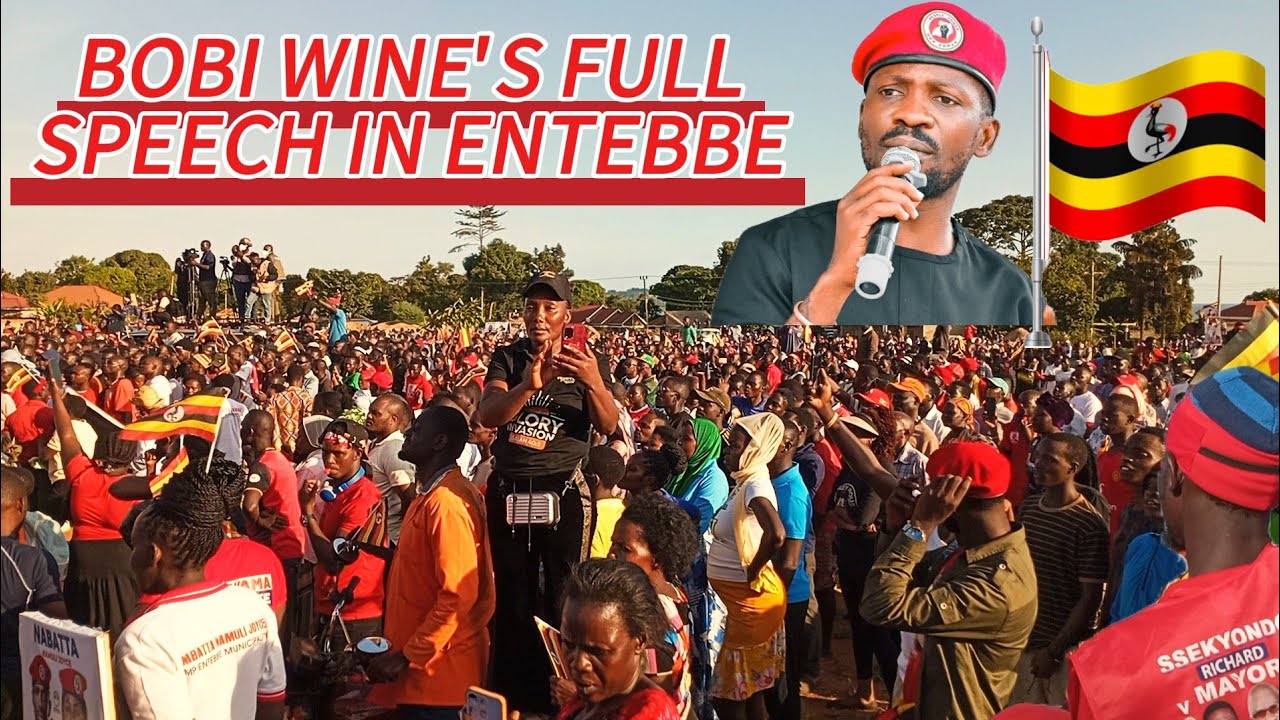 BOBI WINE'S FULL SPEECH IN ENTEBBE RALLY.#bobiwine 