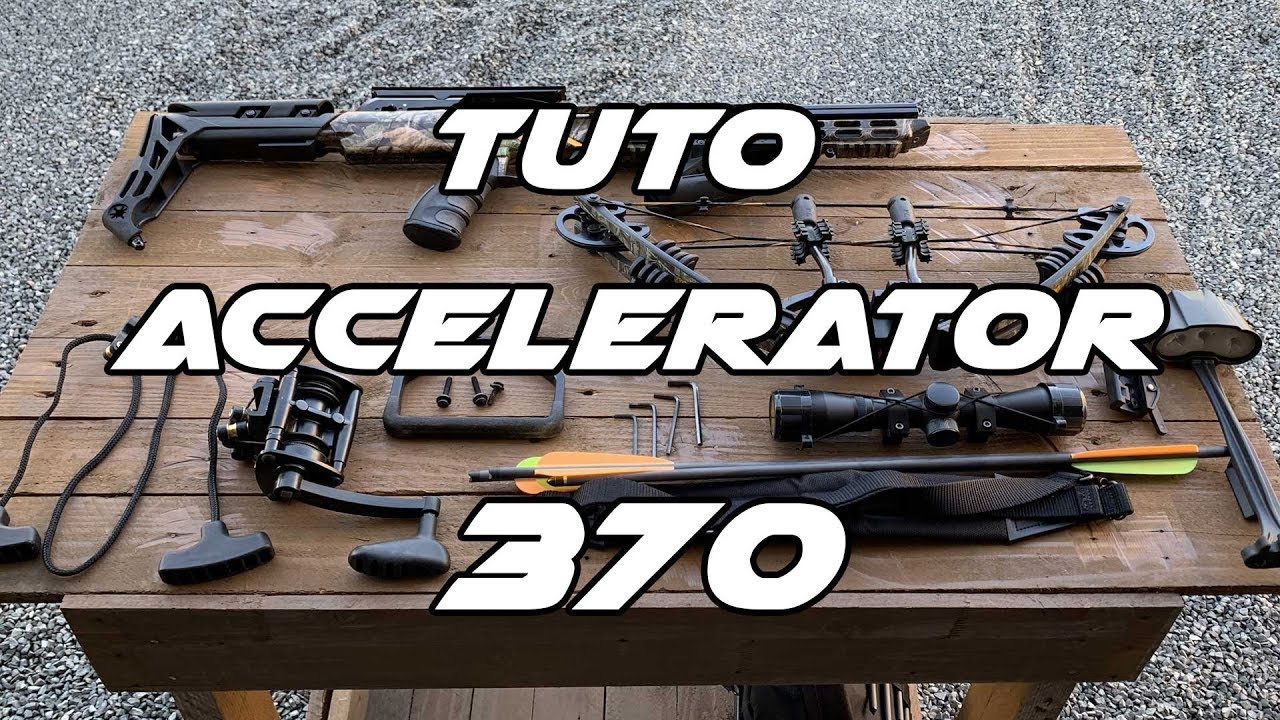 Arbalète EK Archery Accelerator 370 - Montage-démontage et armement