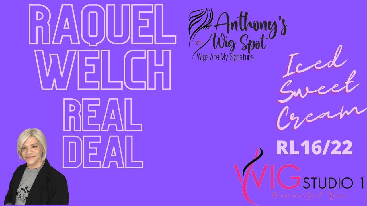 Raquel Welch REAL DEAL Wig Review | Iced Sweet Cream RL16/22 | ANTHONY'S WIG SPOT
