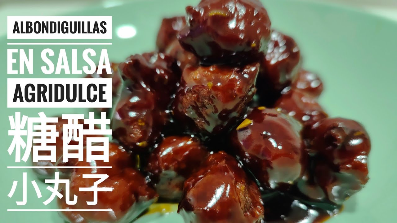 Albondiguillas en salsa agridulce 糖醋小丸子｜COCINA CHINA