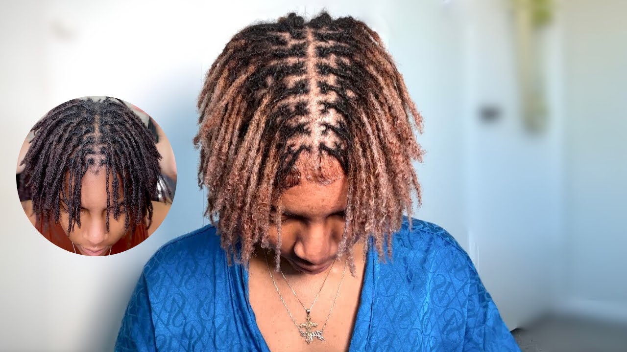 Dyeing my Microlocs 