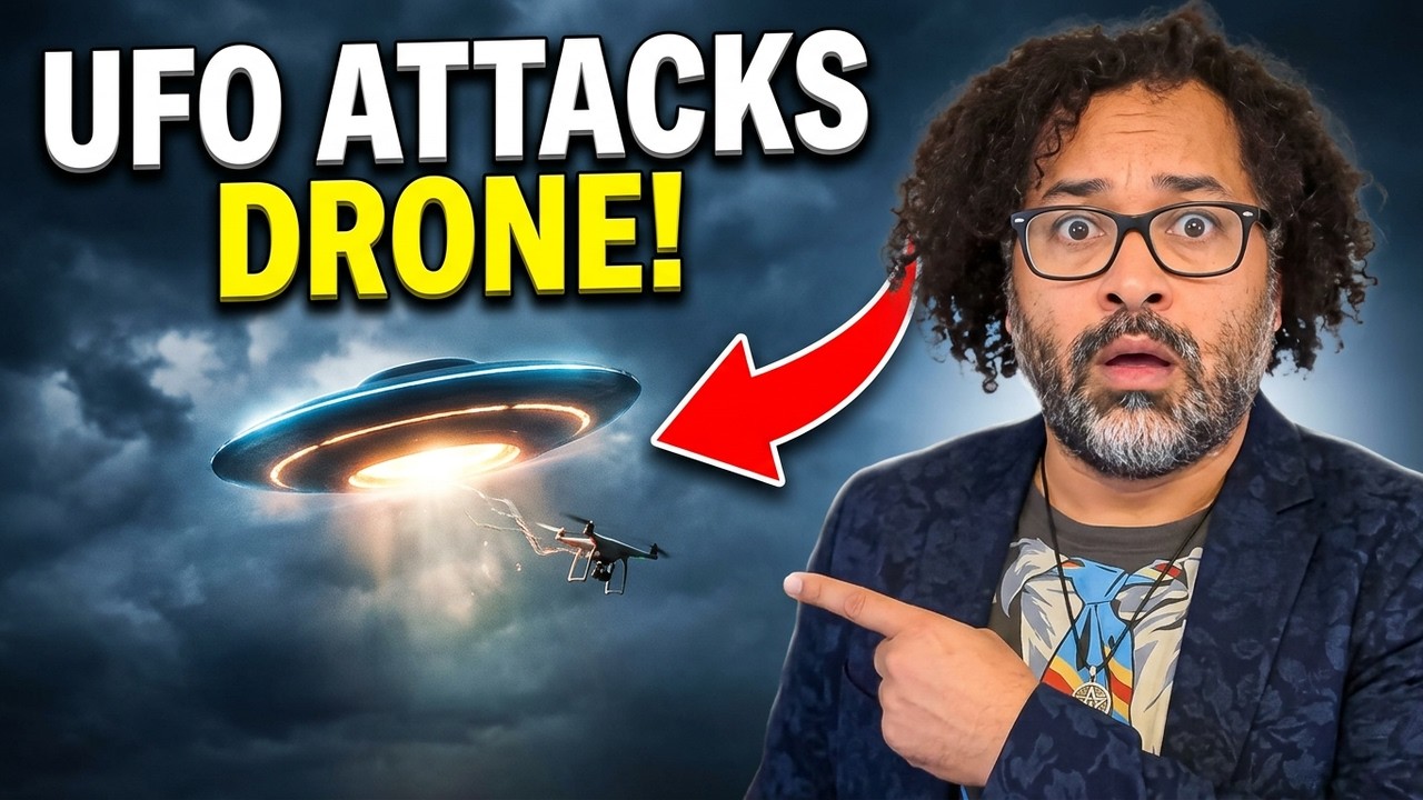 UFO SHOOTS DOWN DRONE and MORE UAP LANDING!