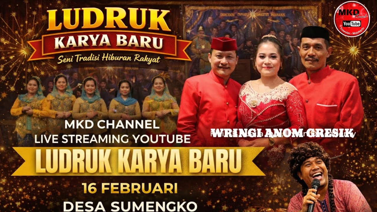 LIVE STREAMING LUDRUK KARYA BARU LIVE DS SUMENGKO KEC WRINGINANOM KAB GRESIK