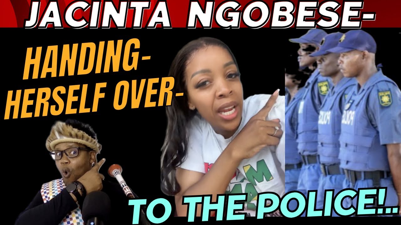JACINTA HANDING HERSELF OVER TO THE POLICE. #cyrilramaphosa #juliusmalema #jacobzuma #trending #mkp