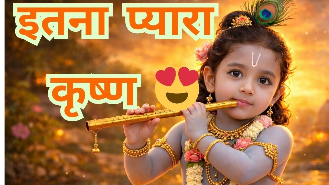 श्री कृष्ण गोविंद हरे मुरारी | मधुर कृष्ण भजन | Flute Divine Bhakti Song 4K