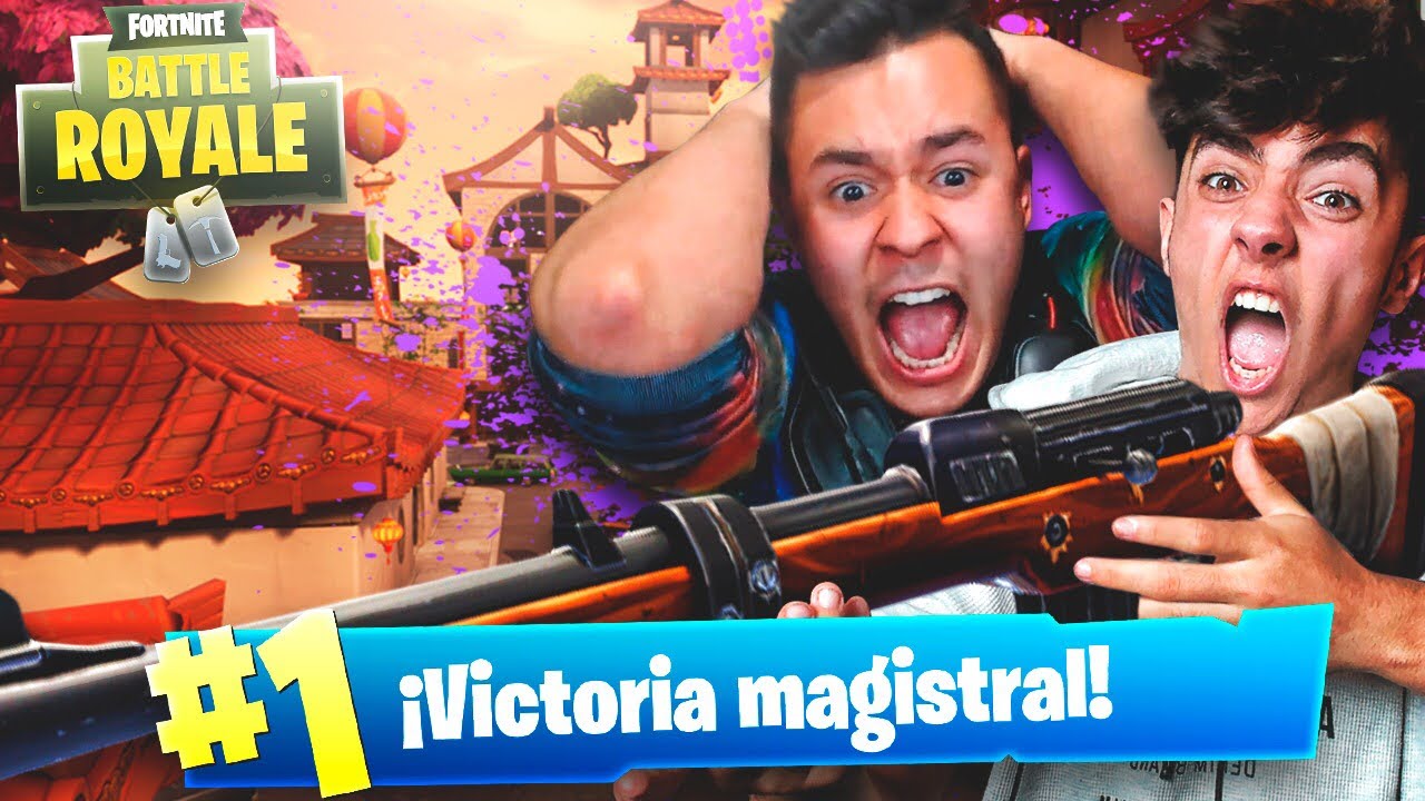 MI MEJOR PARTIDA CON EL *RIFLE DE CAZA* de FORTNITE: Battle Royale! - Agustin51