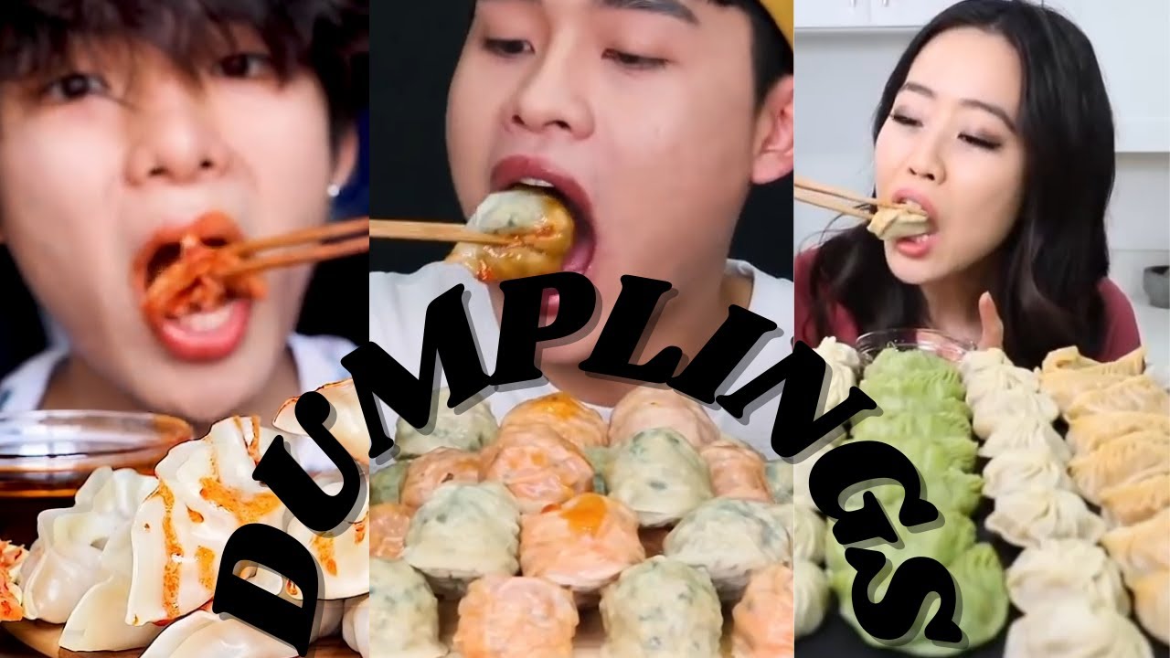 TOP DUMPLINGS MUKBANG/ASMR COMPILATION 2021 | S EATS 2021