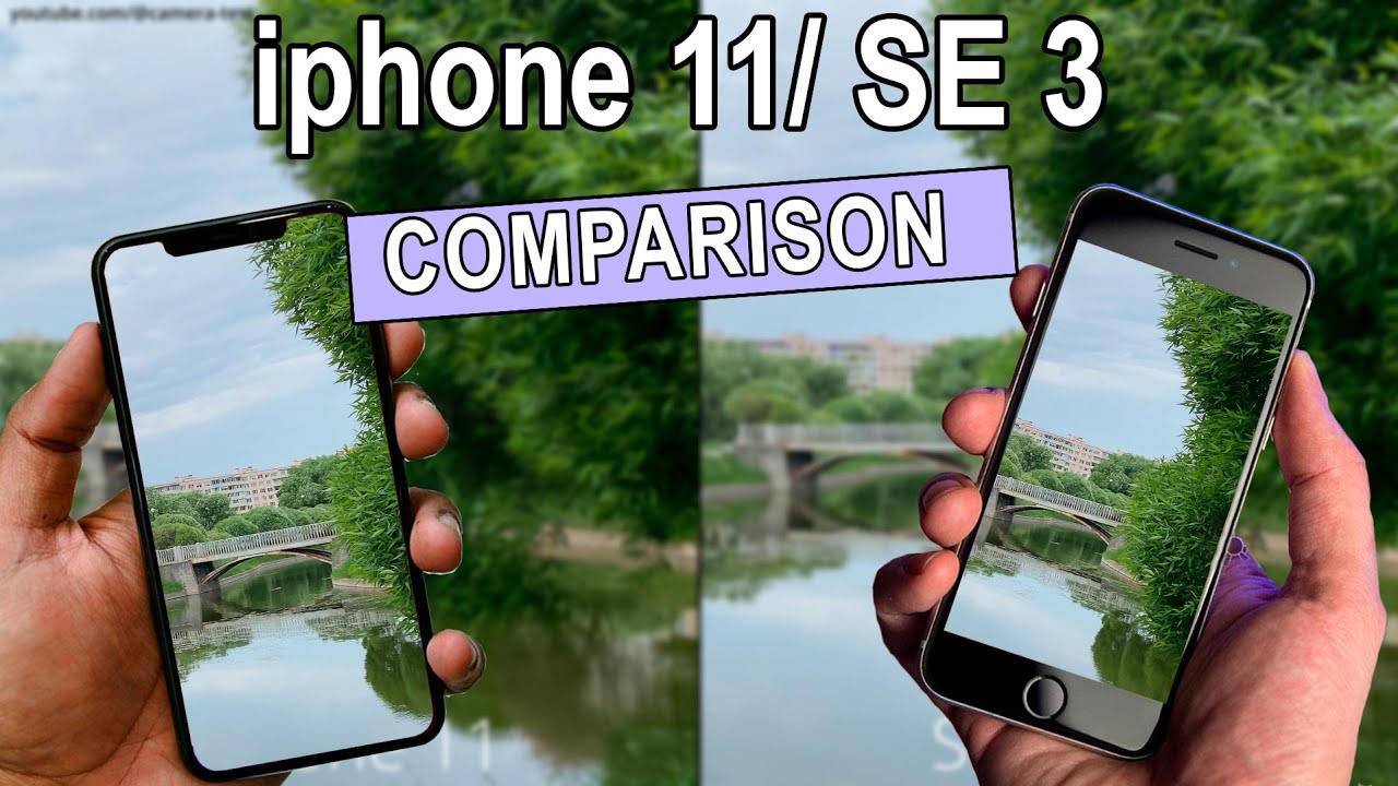 iPhone 11 vs.  IPhone SE 2022 (3rd generation) - Camera Comparison (zoom, stabilization, slow-mo)