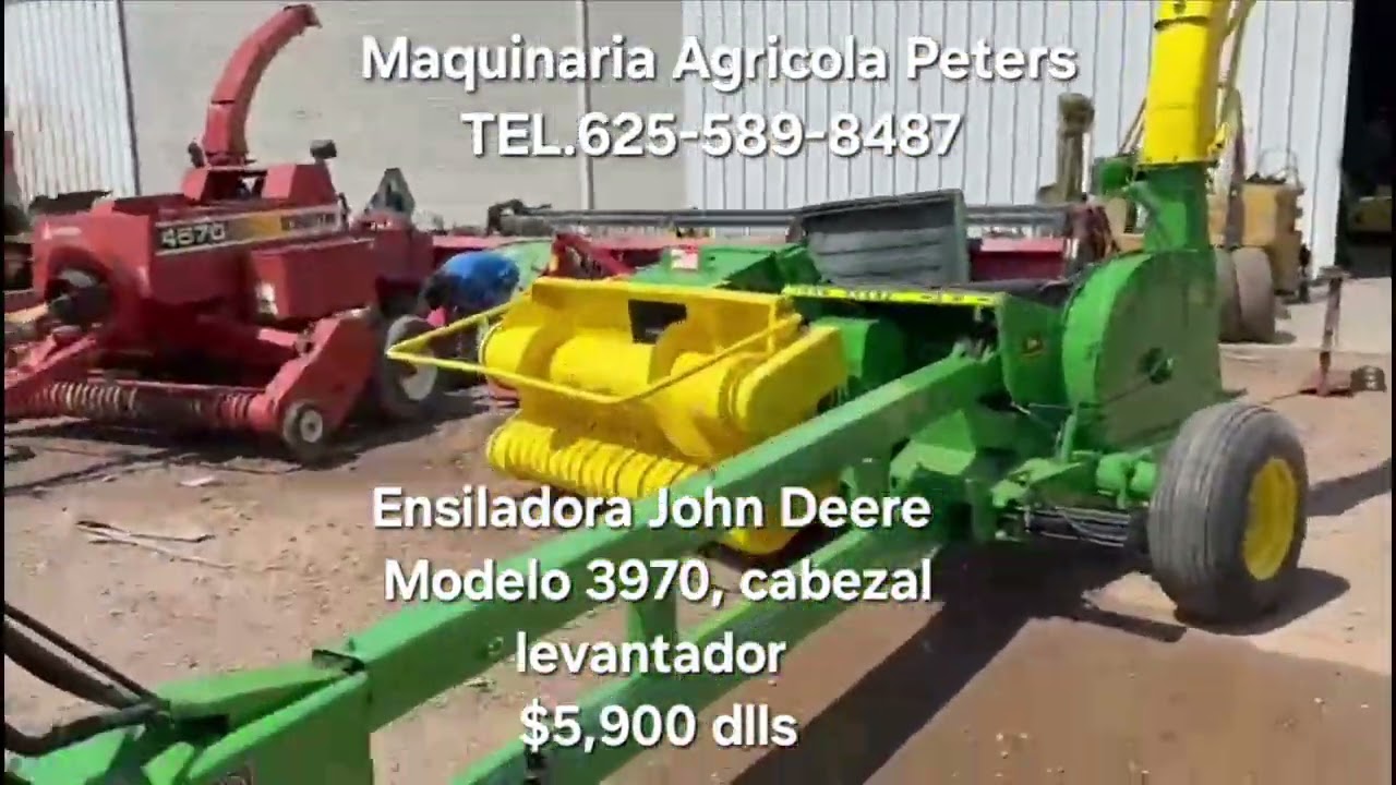 Ensiladora John Deere Modelo 3970