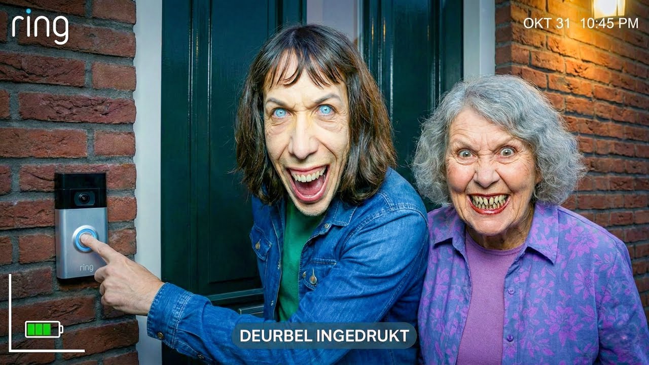 BOZE OMA EN LANGE MONDVROUW STAAN VOOR DE DEUR.. *WAT NU!?* || GTA 5 FILM