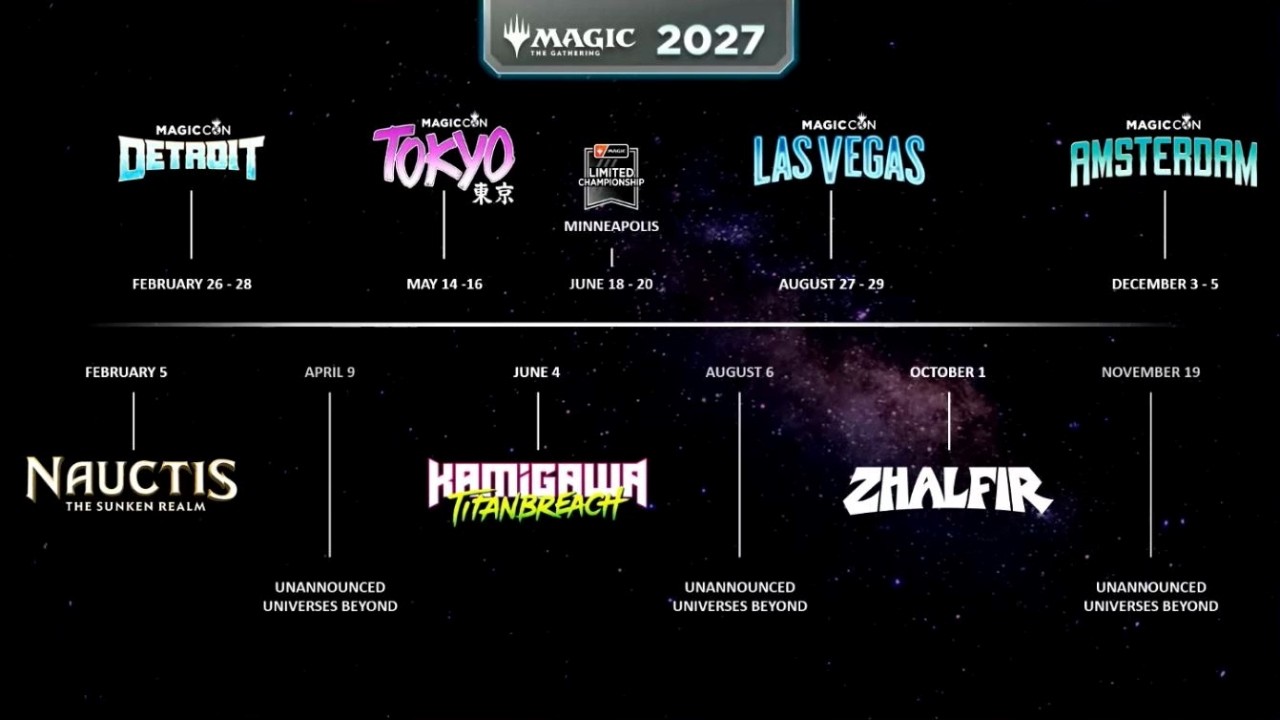 Обзор расписания Magic на 2027 год | MTG