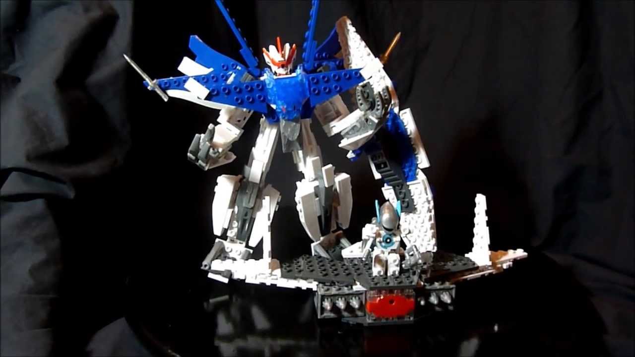 Tenkai Knights Custom Mega Titan Bravenwolf + DropShip by BWTMT Brickworks