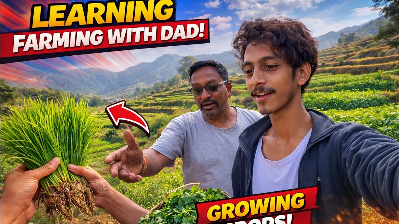 Gaon ke Kheton Mein Papa Se Seekhi Zindagi 🌾 | Farming Vlog 2026