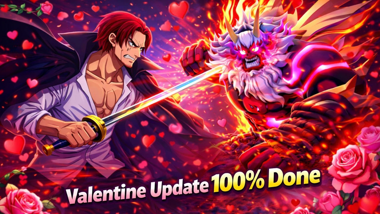 BloxFruit Valentine Update 100% DONE !!! 🍏