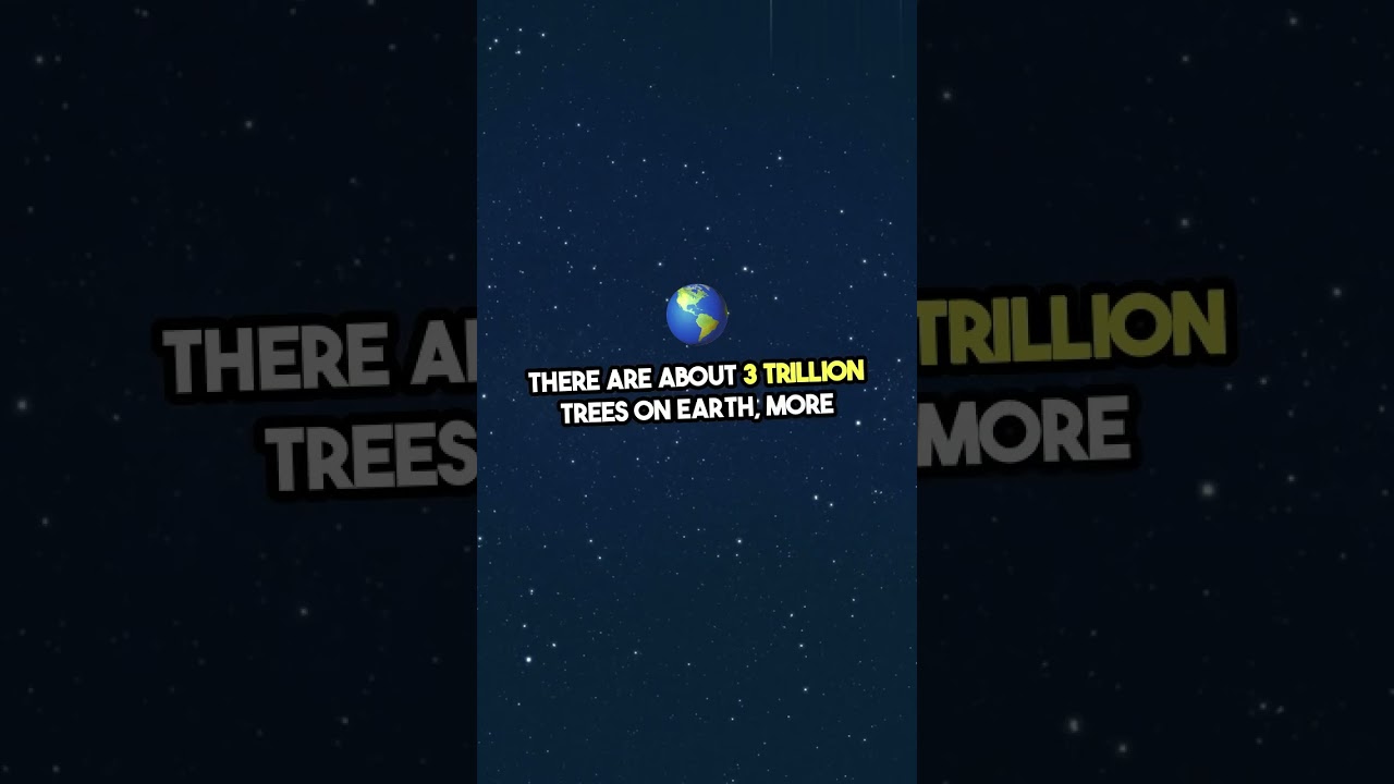Trees Outnumber Stars: Nature's Marvel #facts #knowtheunknown #youshouldknow #viralreels #viralvideo