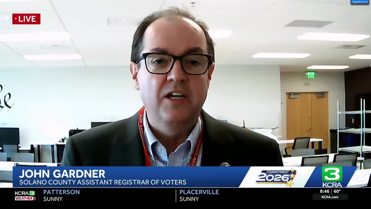 Election Day in California | Solano County on not taking part of Voter's Choice Act | 8:45 a.m.