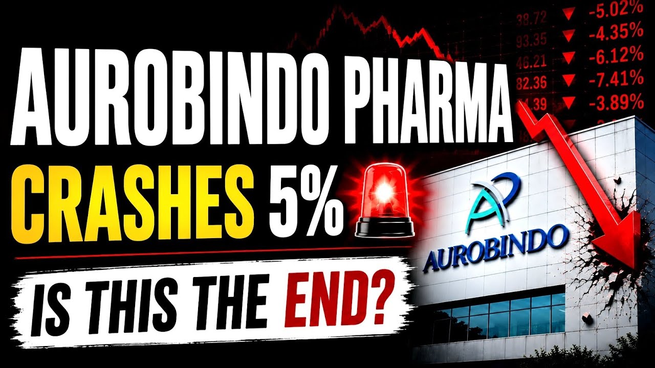 📉 Aurobindo Pharma 5% Down | Key Things To Know 🚨
