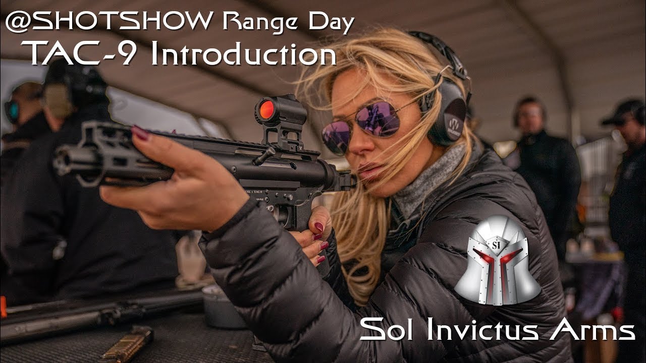 Sol Invictus Arms TAC-9 Introduction - Shot Show Range Day 2019