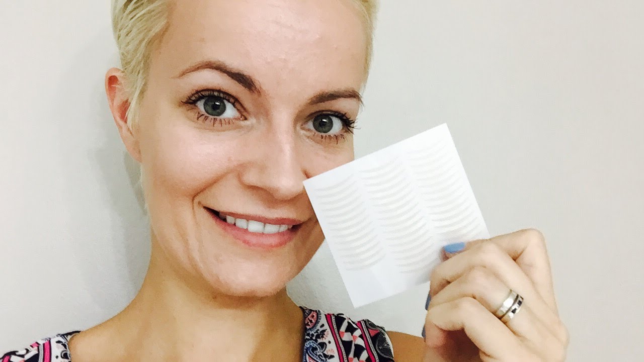 Czy to naprawde dziala: Naklejki na opadajace powieki