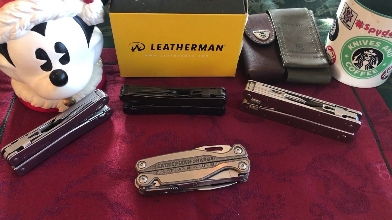 Leatherman Charge + TTi vs. Victorinox Spirit