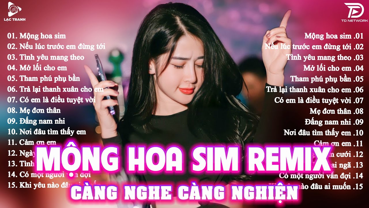 Mộng Hoa Sim Remix ♫ BXH Nhạc Trẻ EDM Hot Trend TRIỆU VIEW - Top 20 Bản EDM TikTok Gây Nghiện