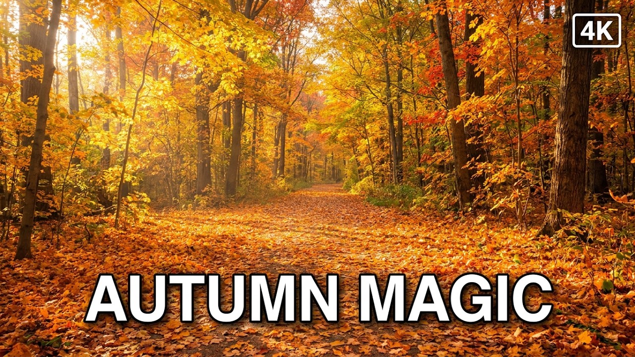 Canada’s Autumn Magic: The Most Beautiful Fall Colors in 4K, with Relaxing music.