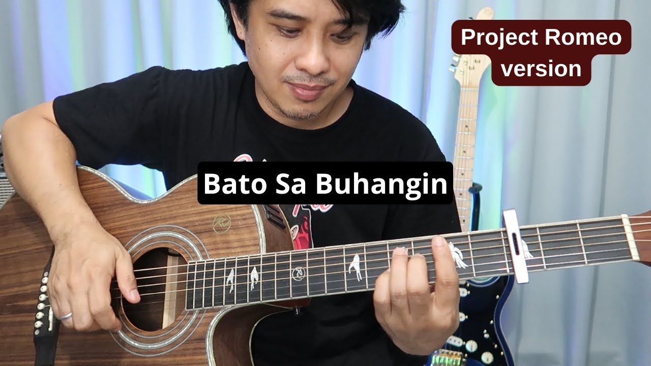 Bato sa Buhangin guitar tutorial (@ProjectRomeoofficial  ver.) song by Cinderella