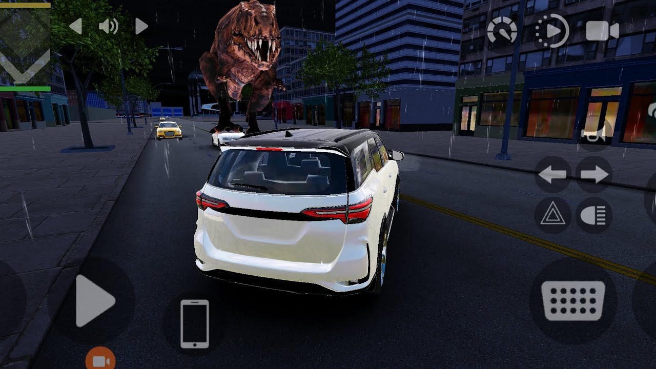 T-Rex Attack on Fortuner | Indian Car and Bike Driving