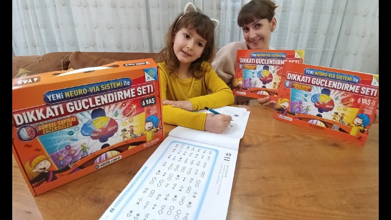 DİKKAT GÜÇLENDİRME SETİ. ÖĞRENME İSTEĞİNİ ARTTIRAN ve ÖĞRENMEYİ EĞLENCELİ HALE GETİREN SET