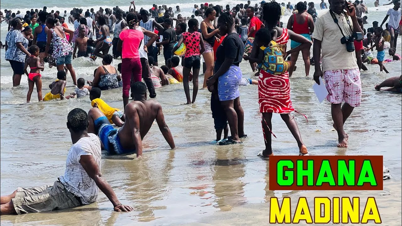 Dirtiest Beach in Ghana, HOW BAD IS IT  Walking Tour, Accra   Africa, Labadi Beach