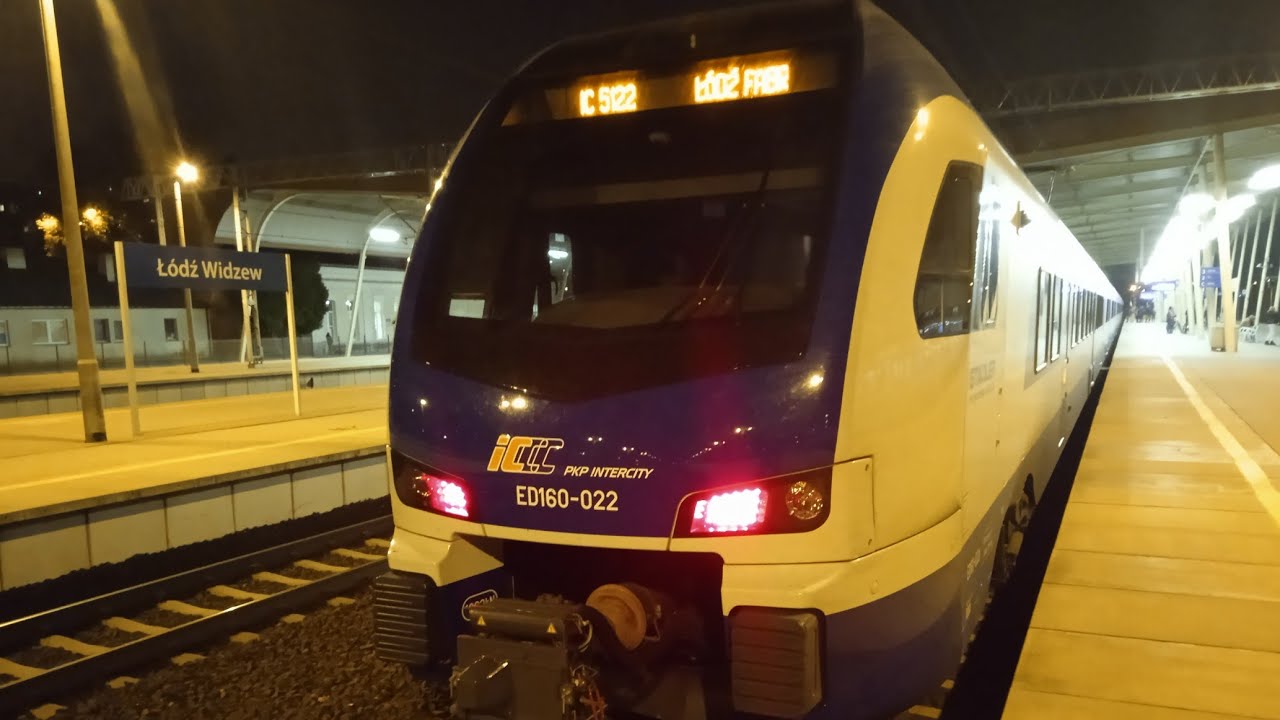 Kolejowy wypad do Łodzi cz1. Podróż z przygodami i Łódź Widzew