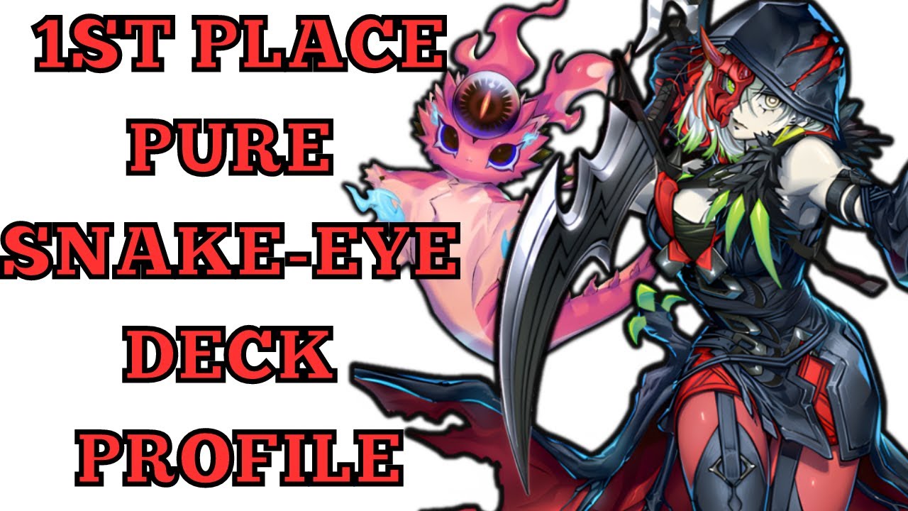 1ST PLACE PURE SNAKE EYES DECK PROFILE! IS THIS THE NEXT TIER 0 THREAT? #yugioh