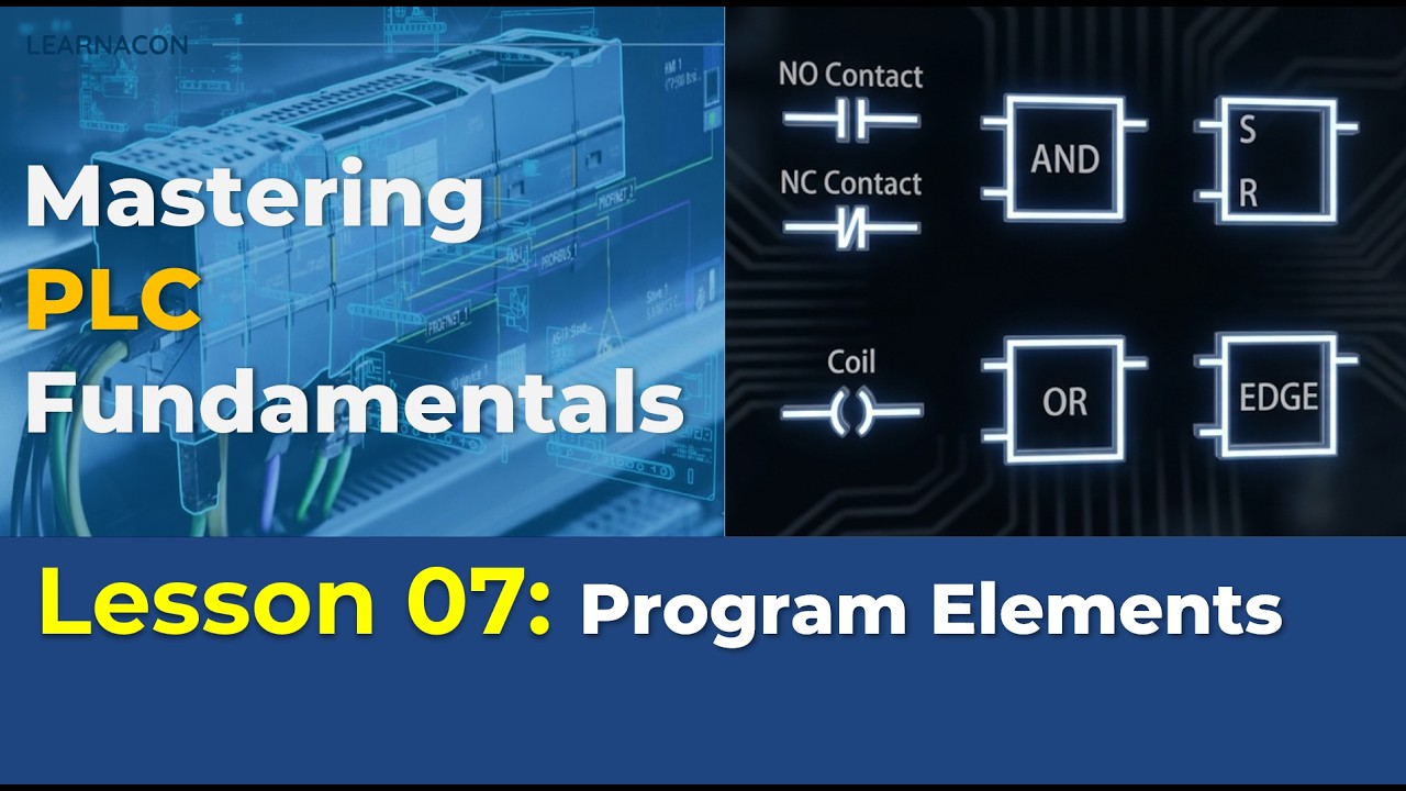Contacts, Coils & Timers: PLC Program Elements | Lesson 7 | PLC Fundamentals