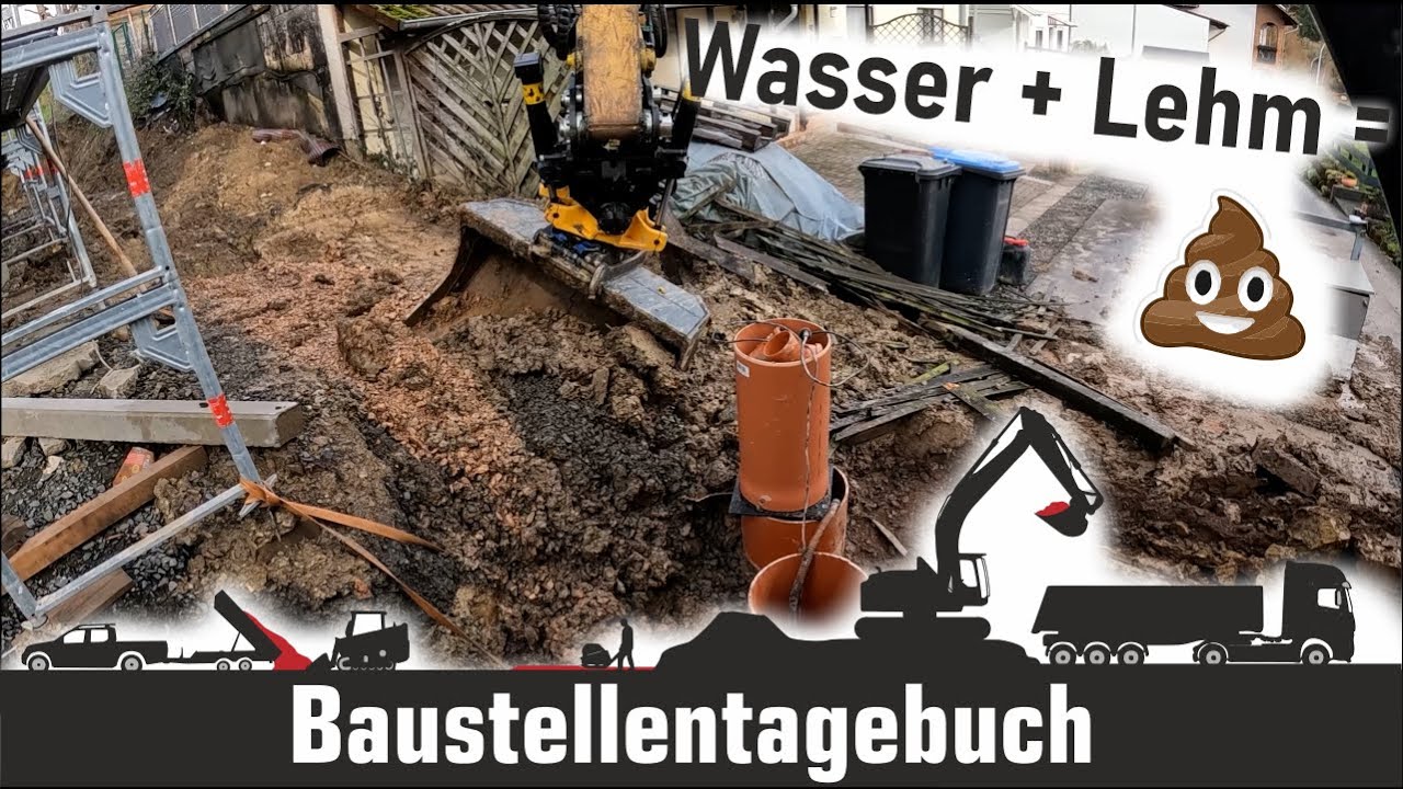 Baustellentagebuch #8 Eine MATSCHIGE Angelegenheit!!! // Tiltrotator // Cabview // Timelaps