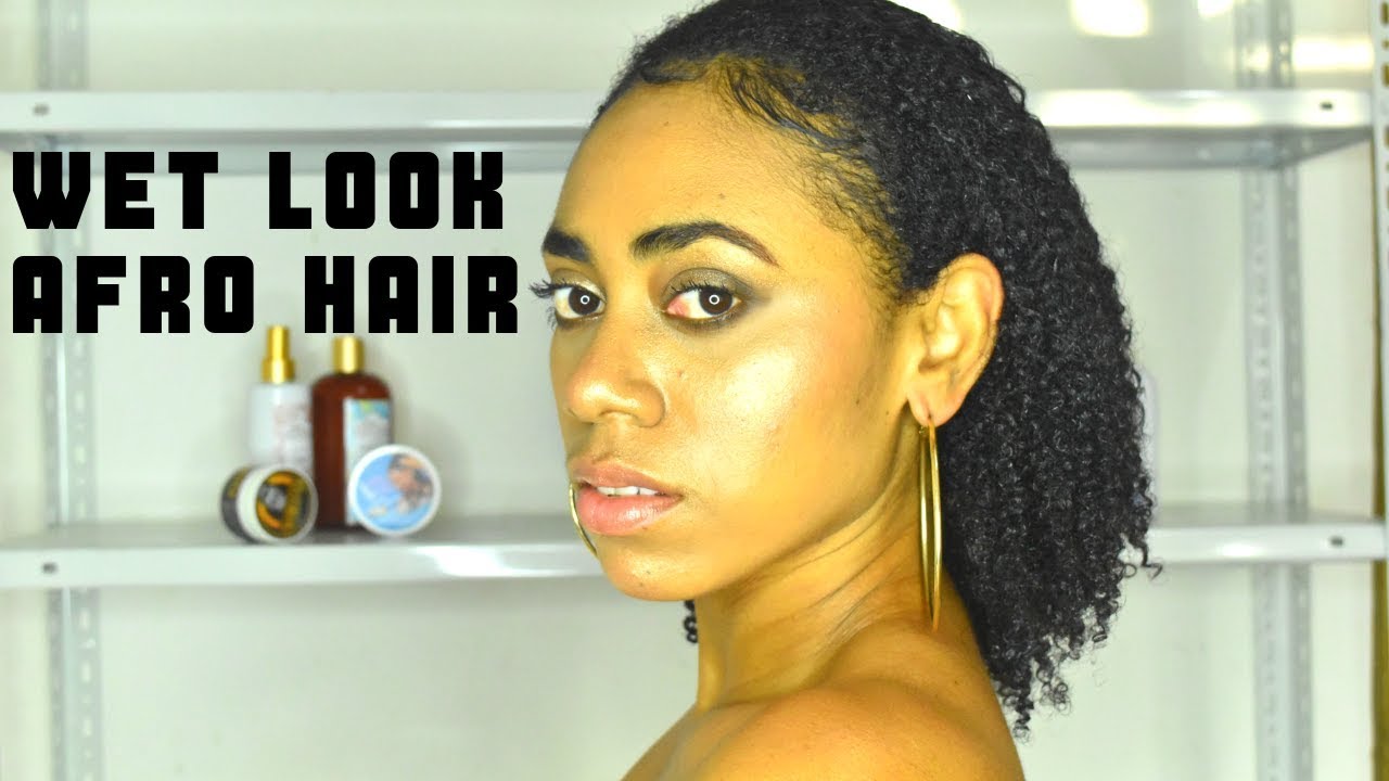 WET LOOK EN CABELLO AFRO I TEXTURA 4A-4B I LO PROBÉ!! 😱