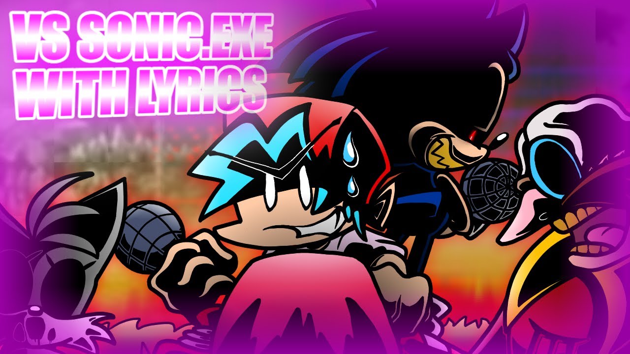 Vs Sonic.EXE WITH LYRICS | Too SLow, You Can't Run, Triple Trouble | Awesomely Autistic