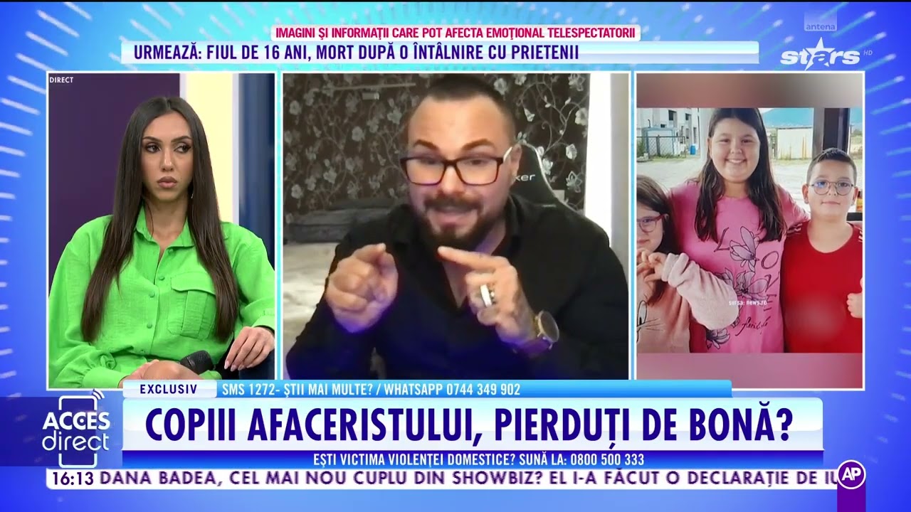 Tatăl milionar a dat alertă în toată ţara. Copilaşii, pierduți de bonă?