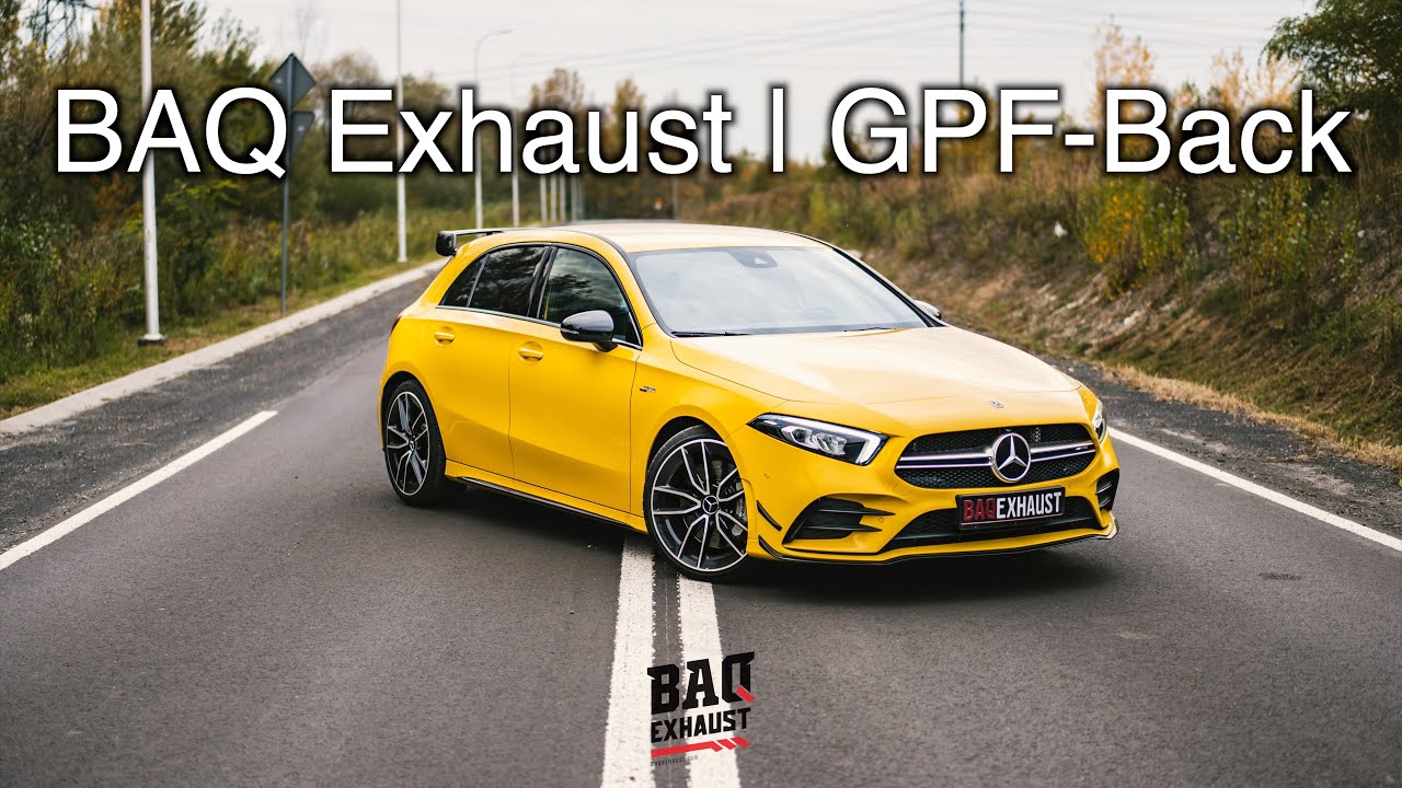 MERCEDES W177 A 35 AMG 4-Matic | GPF-back Baq Exhaust sound with Valves
