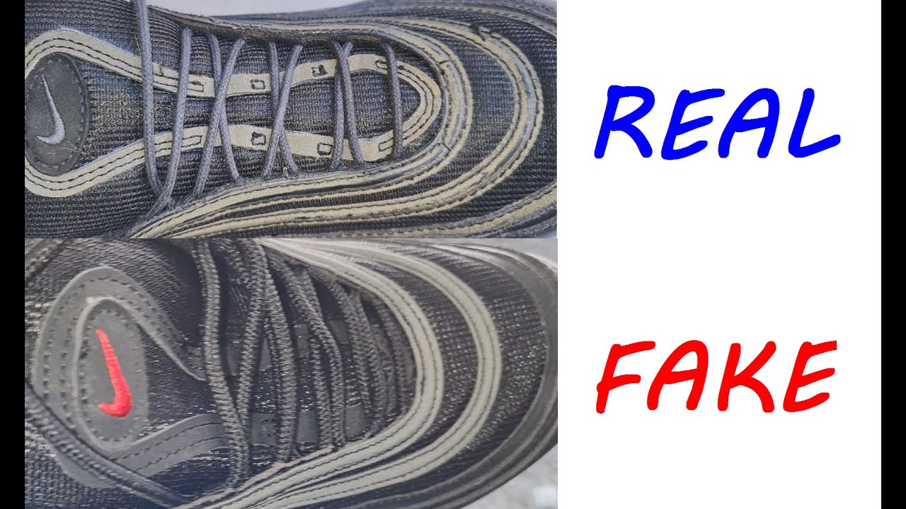 Nike Air 97 original vs good copy. How to spot fake Nike Airmax 97 sneakers in 2022