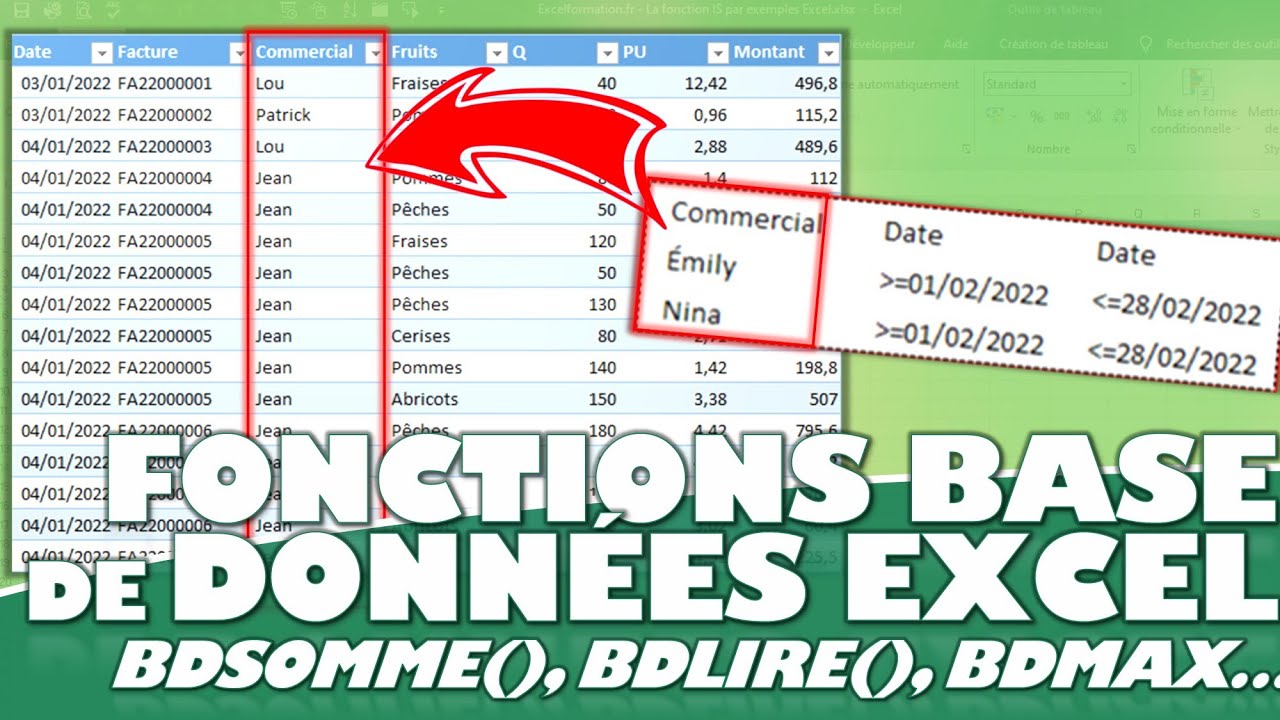 Comment améliorer votre gestion de données avec les fonctions base de données d’Excel ?