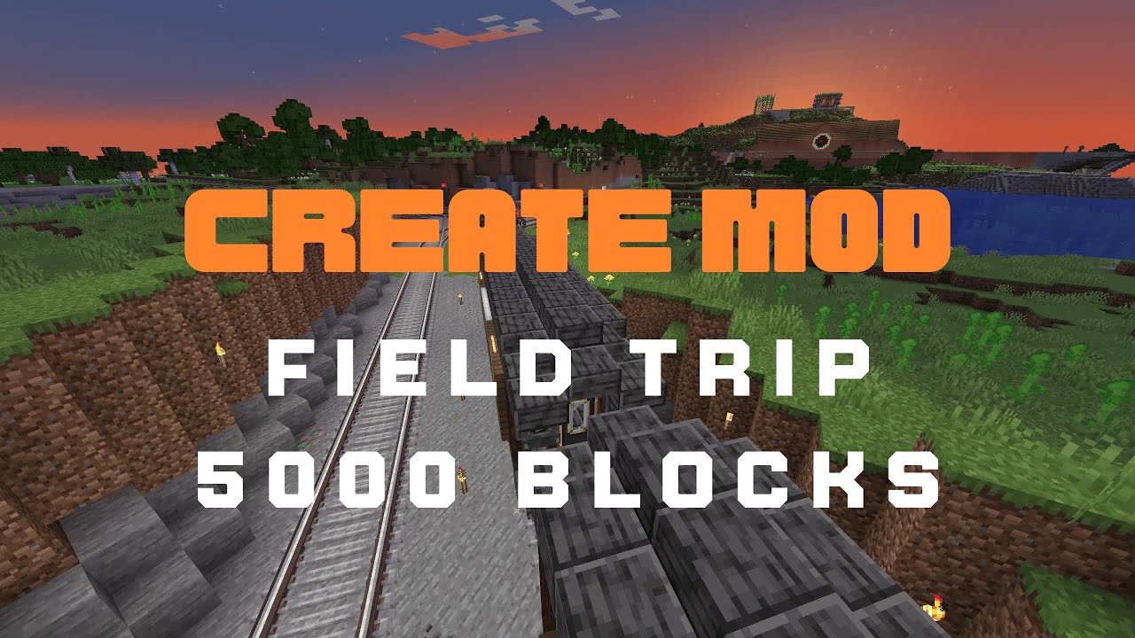 5000 блоков железнодорожных путей — улучшение Field Trip Advancement — создать мод 0.5 — Minecraf...