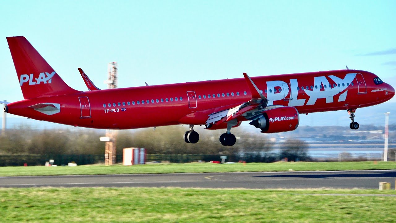 Play A321NEO, Morning Rush Plane Spotting at Liverpool Airport, Take Offs & Landings, March 2024