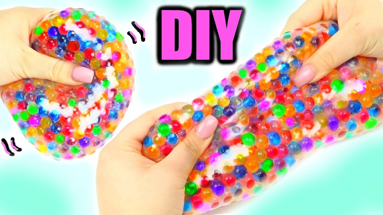Super Squishy Stretchy Ball ! DIY Orbeez Stress Ball!
