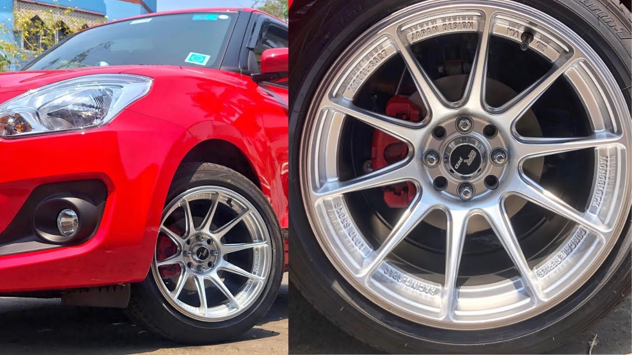 New Alloy wheels for Swift | 16-inch GTR Pro rims | Swift Modified | Tyre world| RSAUTOTECH